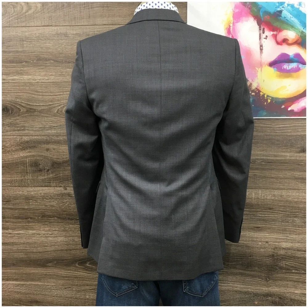 JOSEPH ABBOUD Mens Wool Blazer Sport Coat‎ Casual Jacket Size 38R Slim Wool Suit